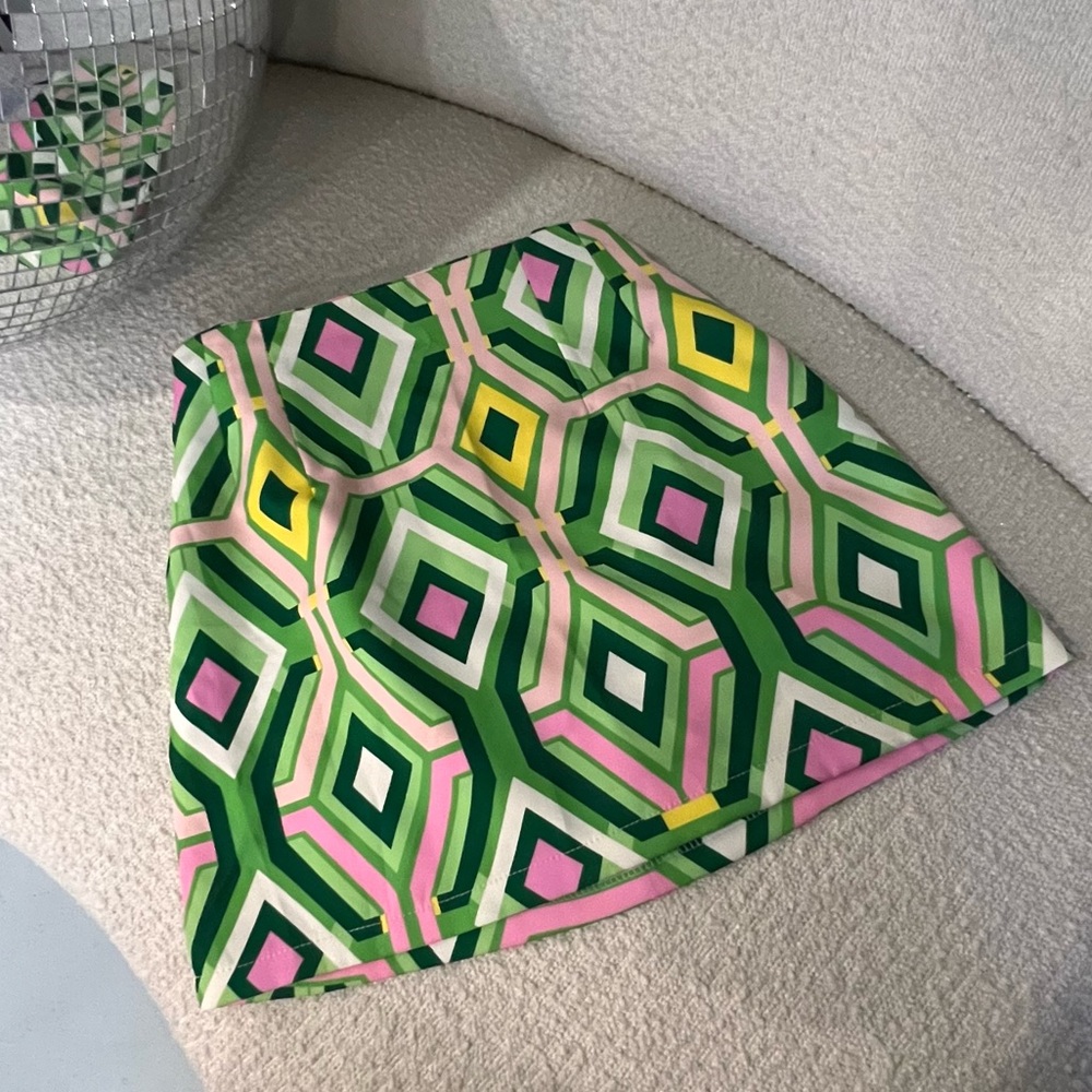 Retro Mid Century Modern Mini Skirt